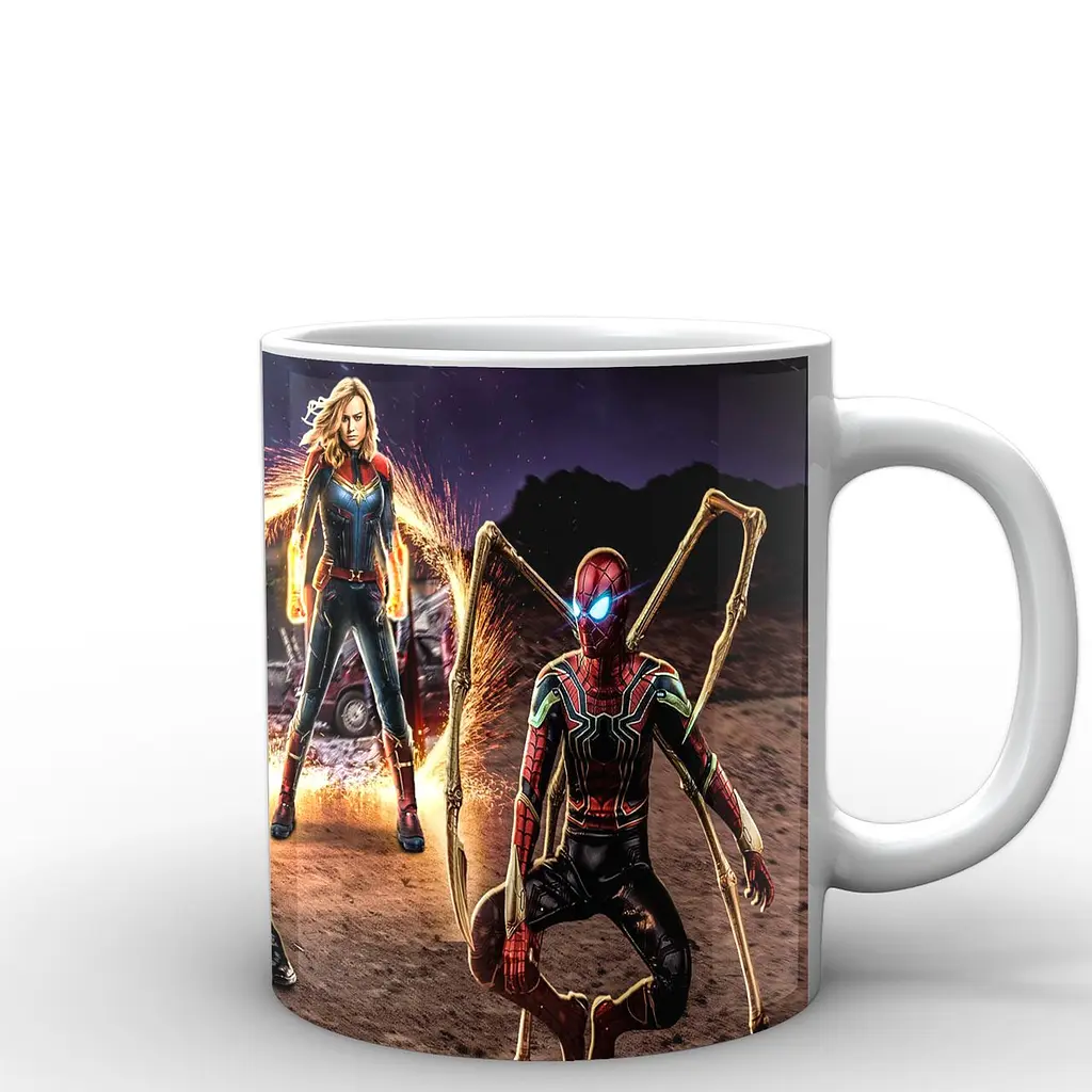 Кружка GeekLand Avengers Мстители герои Марвел AG.02.014 330 мл белая - фото 3