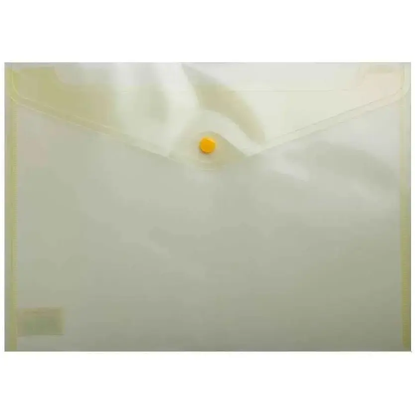 Папка-конверт BUROMAX на кнопці А4 жовта BM.3926-11