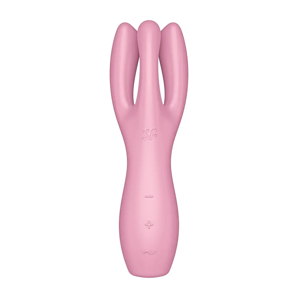 Вібратор Satisfyer Threesome 3 для клітора рожевий