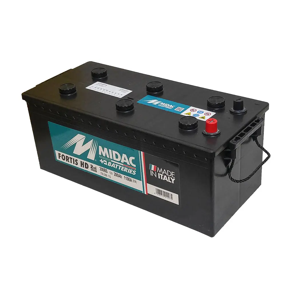 Аккумулятор 6СТ-200A MIDAC FORTIS, 12V, 200Ah (+/-) евро EN1100A - фото 4