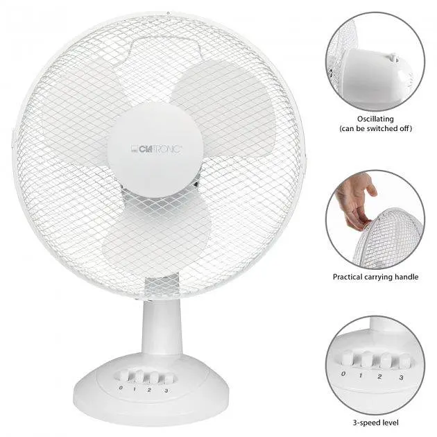 Вентилятор Clatronic VL 3602 White - фото 5