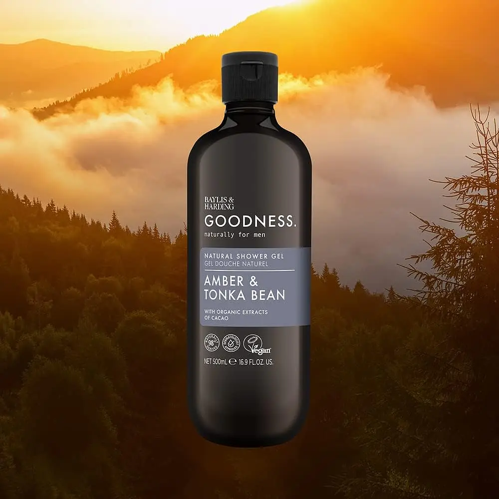 Гель для душу Baylis & Harding Goodness Amber & Tonka Bean 500 мл - фото 6