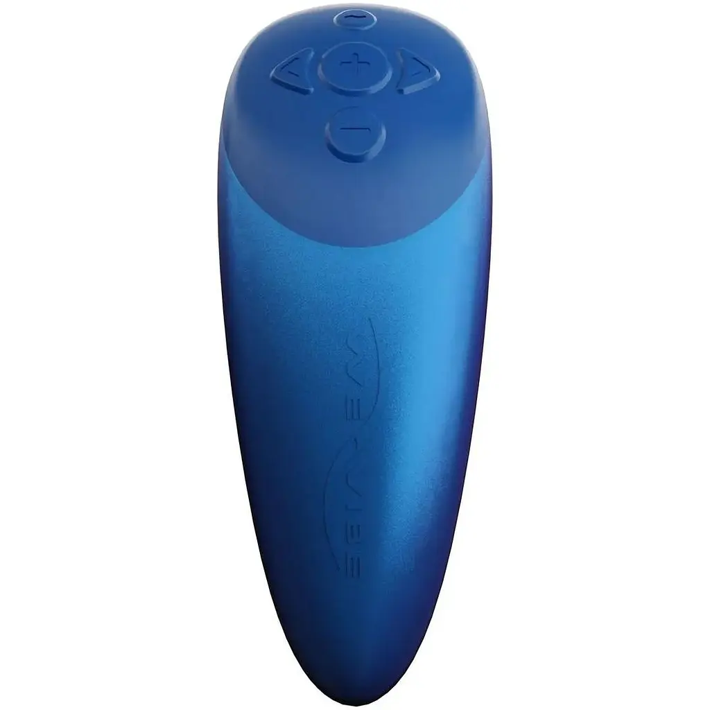 Смарт-вібратор для пар We-Vibe Chorus Cosmic Blue сенсорне керування вібраціями стисненням пульта - фото 4