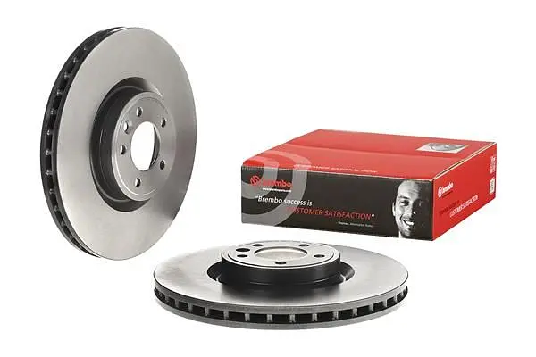 Диск гальмівний вентильований Land Rover Defender, Rover Discovery V, 12-25р Brembo (09.C820.11) - фото 2