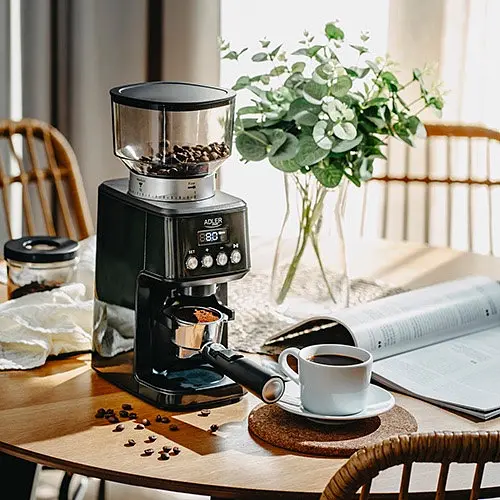 Кофемолка жернова Adler AD 4300 с регулировкой помола - фото 9