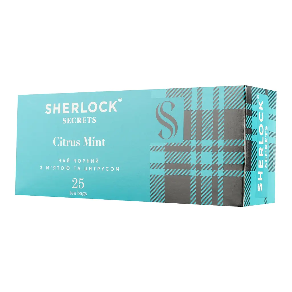 Чай чорний Sherlock Secrets Citrus Mint (25 шт. х 2 г) (920159) - фото 3
