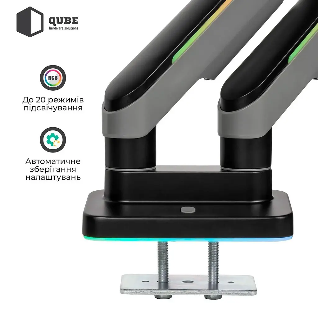 Кронштейн QUBE RGB3520GD до 2x35" 20kg max RGB3520GD - фото 9