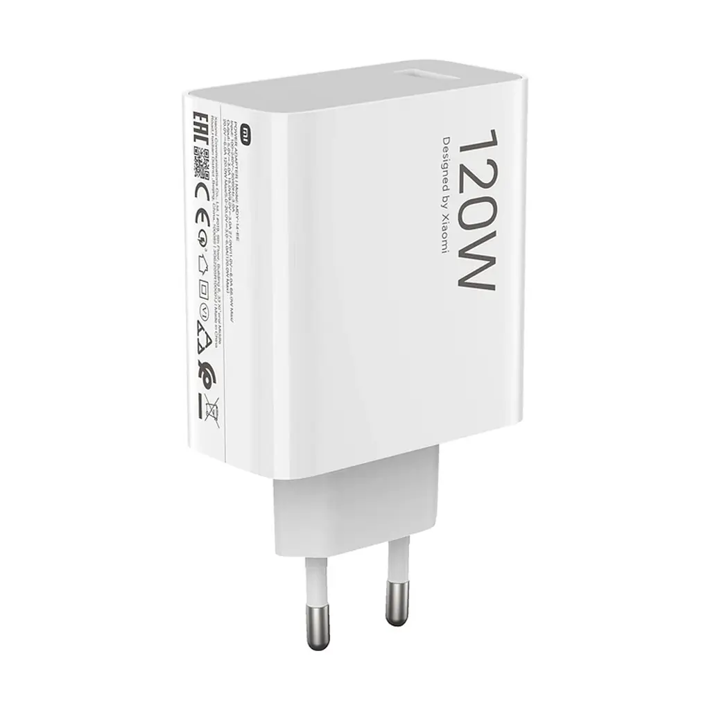 Зарядний пристрій Xiaomi 120W Charger + USB Type-C Cable White (BHR6034EU) - фото 2