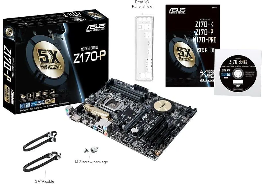 Материнська плата ASUS Z170-P (Z170-P) (Socket 1151, Intel Z170, ATX) Б/в - фото 5