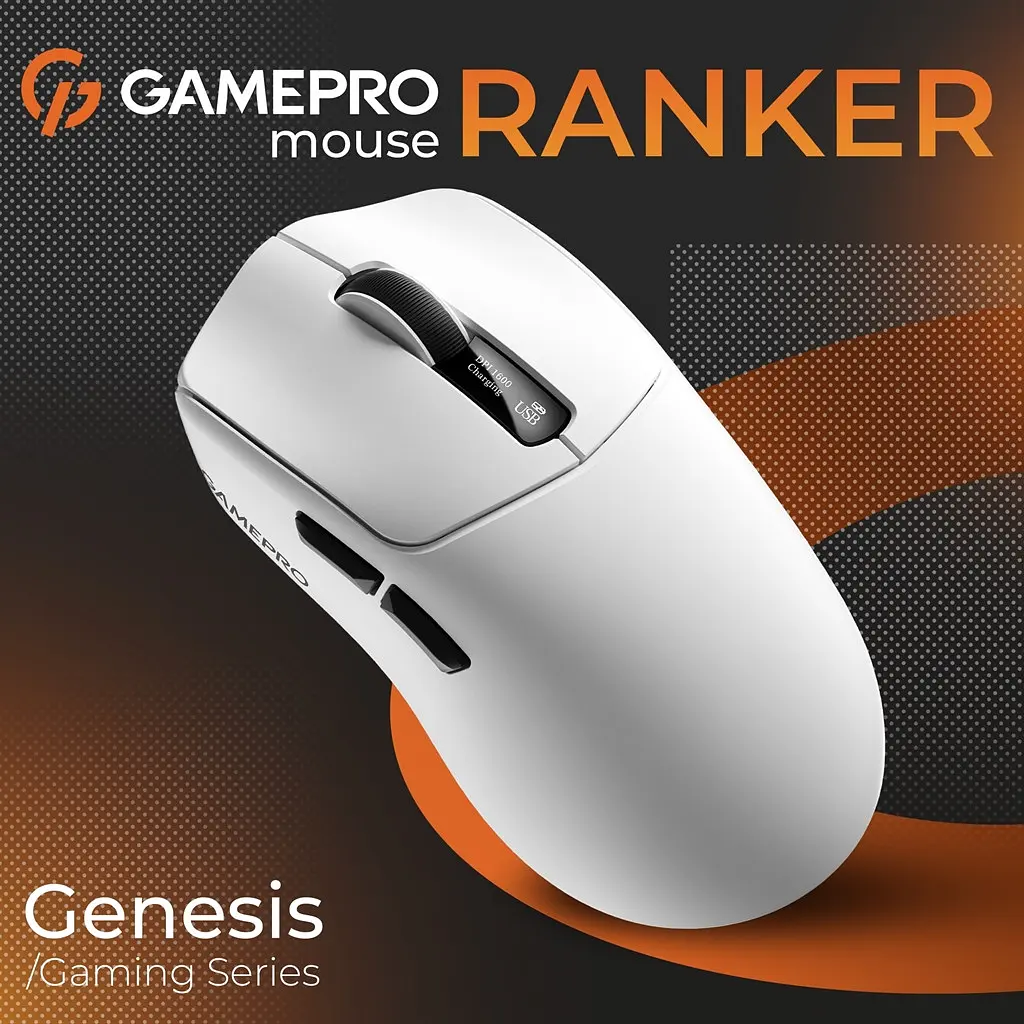 Миша бездротова GamePro Genesis Ranker Білий (GM012W) - фото 5