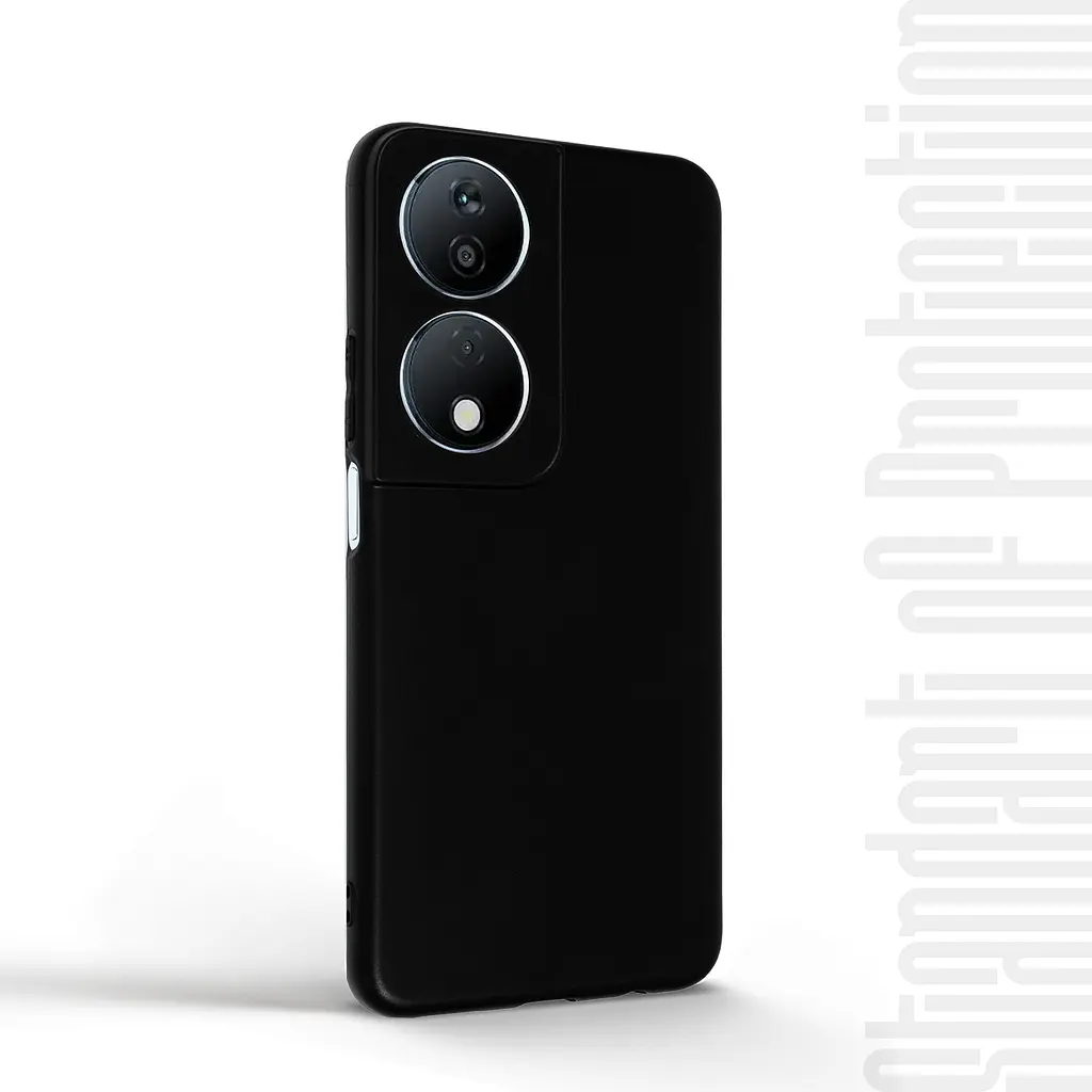 Чехол-накладка для смартфона Honor X7b, противоударный, силиконовый, термополиуретановый (ТПУ), с защитой камеры и корпуса, черный, защита всего корпуса, ArmorStandart (ARM73690) - фото 2