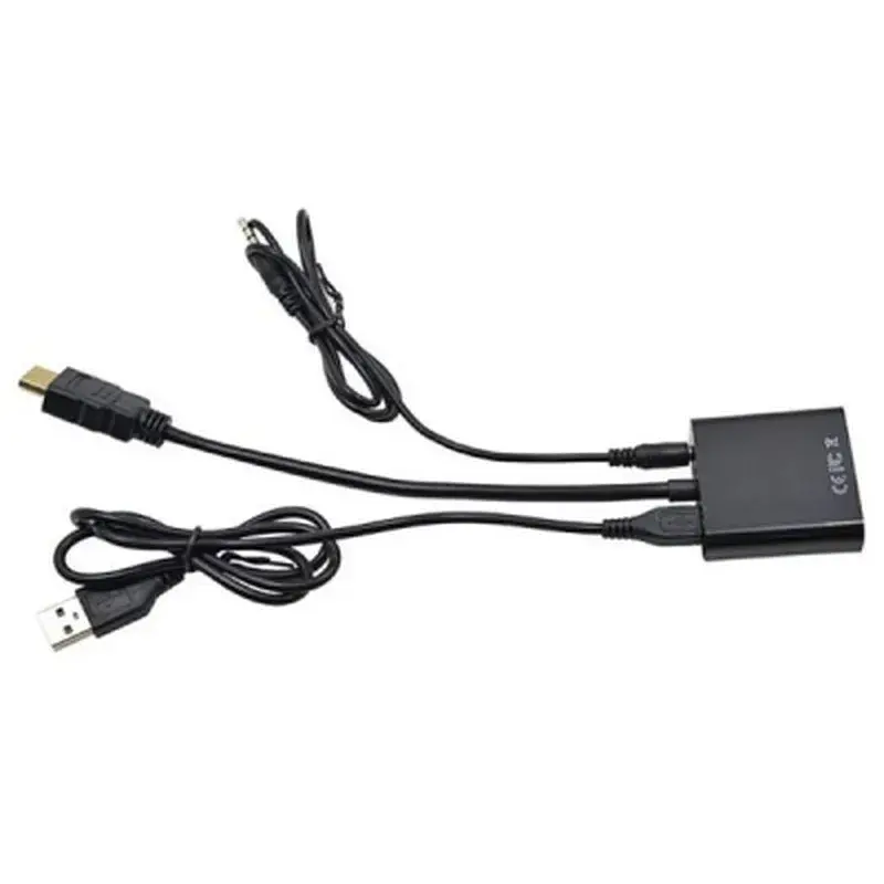 Перехідник ST-Lab HDMI male to VGA F (з кабелями аудіо і живлення від USB) (U-990) - фото 6