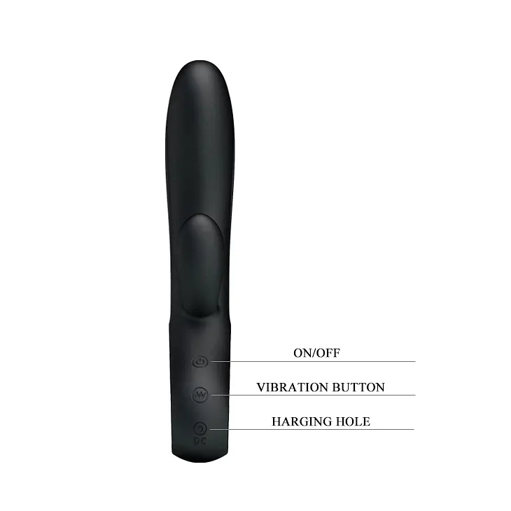 Вібратор Pretty Love Elmer Vibrator Black - фото 6