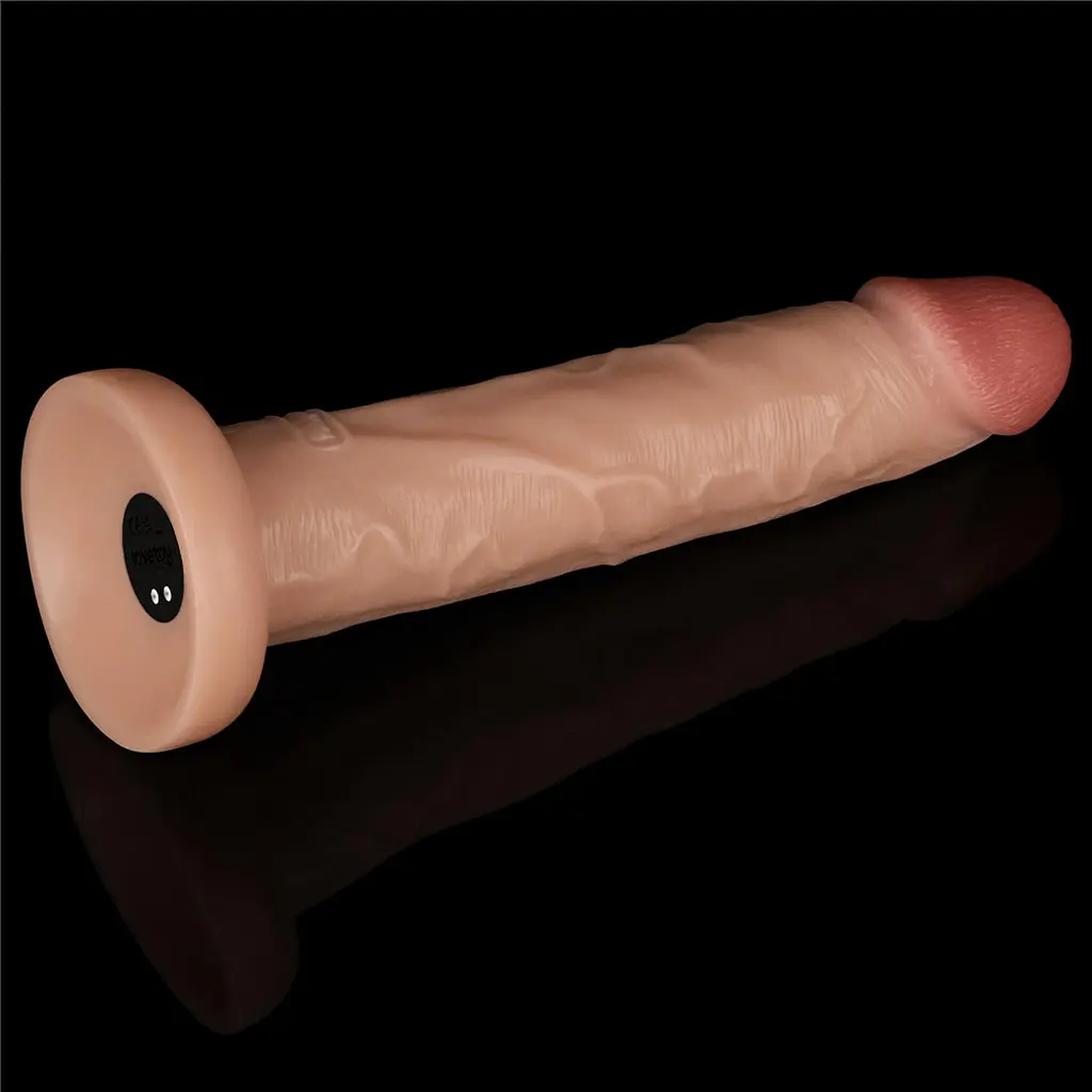 Вібратор Lovetoy Power Basics Cock 10'' 26,2 см (тілесний) - фото 15