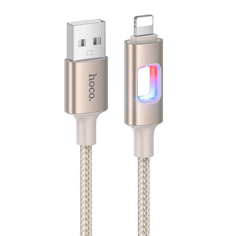 Дата кабель Hoco U 144 New USB to Lightning 2.4 A (1.2 m) Black