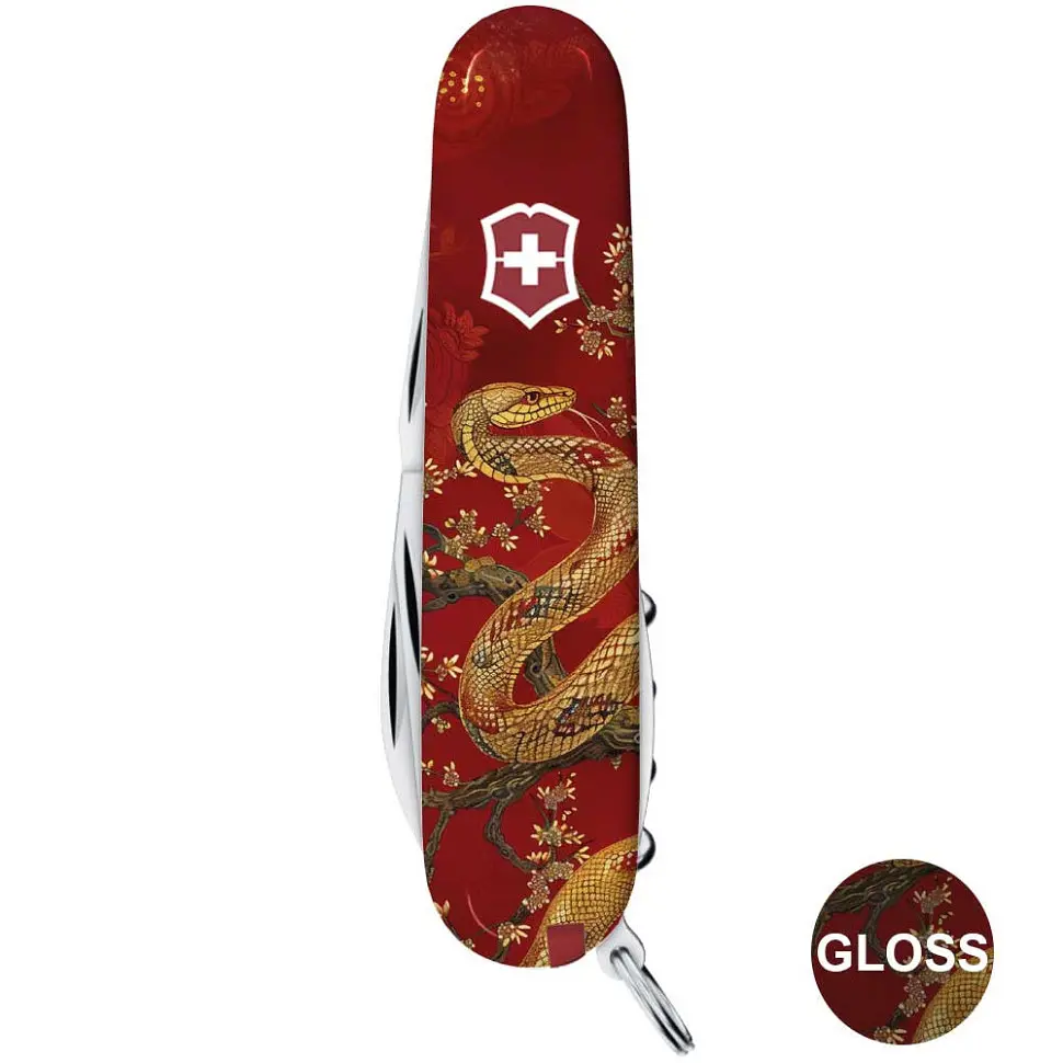 Ніж Victorinox Spartan Zodiac 91мм 13функ Золота змія - фото 4