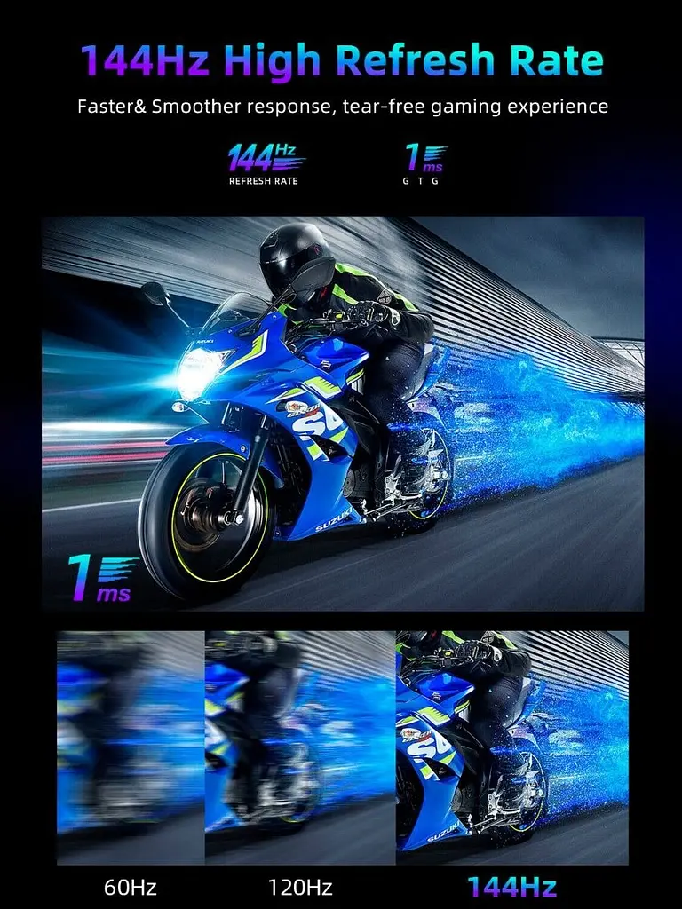 Портативний монітор UPERFECT 17.3" 2K 144Hz [90505] - фото 6