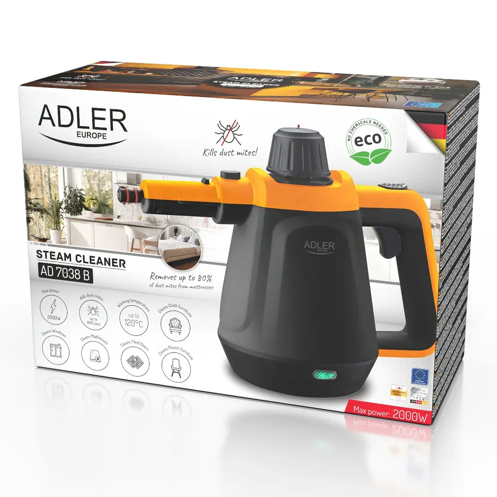 Пароочисник Adler AD 7038 bo - фото 10