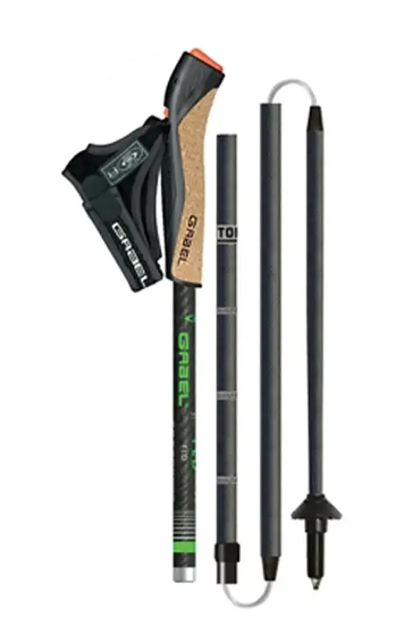Палиці для скандинавської ходьби Gabel FLD Carbon 105 (7009400801050) складні - фіксованої довжини - фото 2