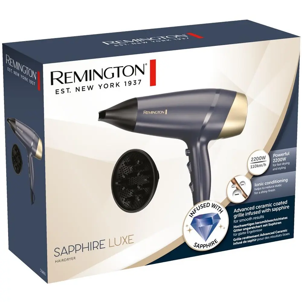 Фен Remington D5805 Sapphire Luxe (45789560100) - фото 6