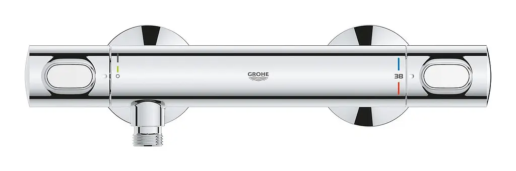 Душова система з термостатом Grohe Vitalio System 200 Flex Precision Flow UA202908TR, Хром - фото 4