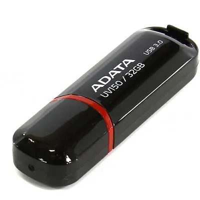 USB флеш накопичувач ADATA 128GB UV150 Black USB 3.0 (AUV150-128G-RBK) - фото 2