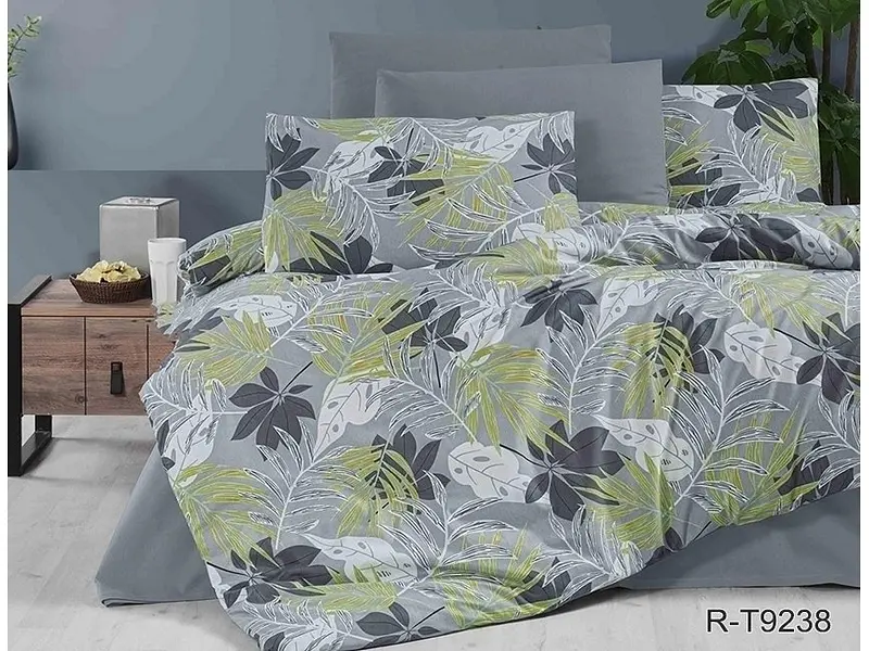 Комплект постільної білизни з компаньйоном (R-T9238) Євро TAG tekstil pbe0037047 - фото 2