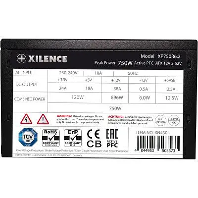 Блок живлення Xilence 750W (XP750R6.2 BULK) - фото 6
