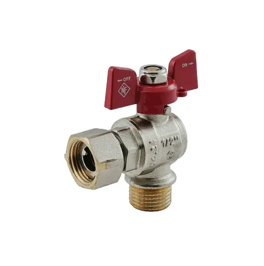 Кран кульовий Nolf classic 1/2" кутовий з накидною гайкою NFC.841-06 (NF3158) - фото 3