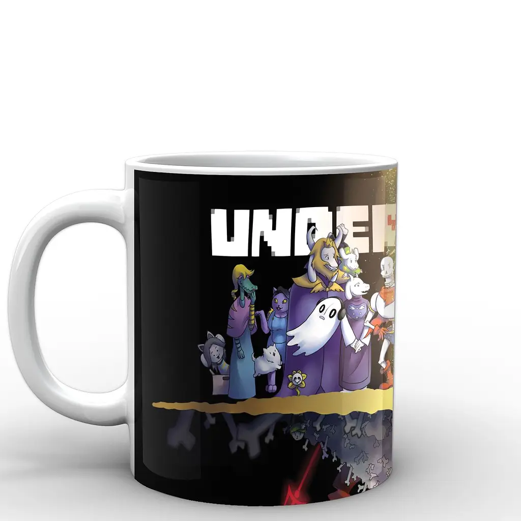 Кухоль GeekLand Undertale Андертейл постер UT.02.014 330 мл білий - фото 3