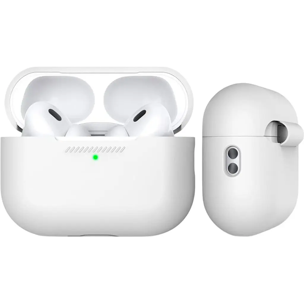 Чохол AhaStyle Colorful Silicone Case для AirPods Pro 2 White [CP-187-2-C-WE] [133848] - фото 2