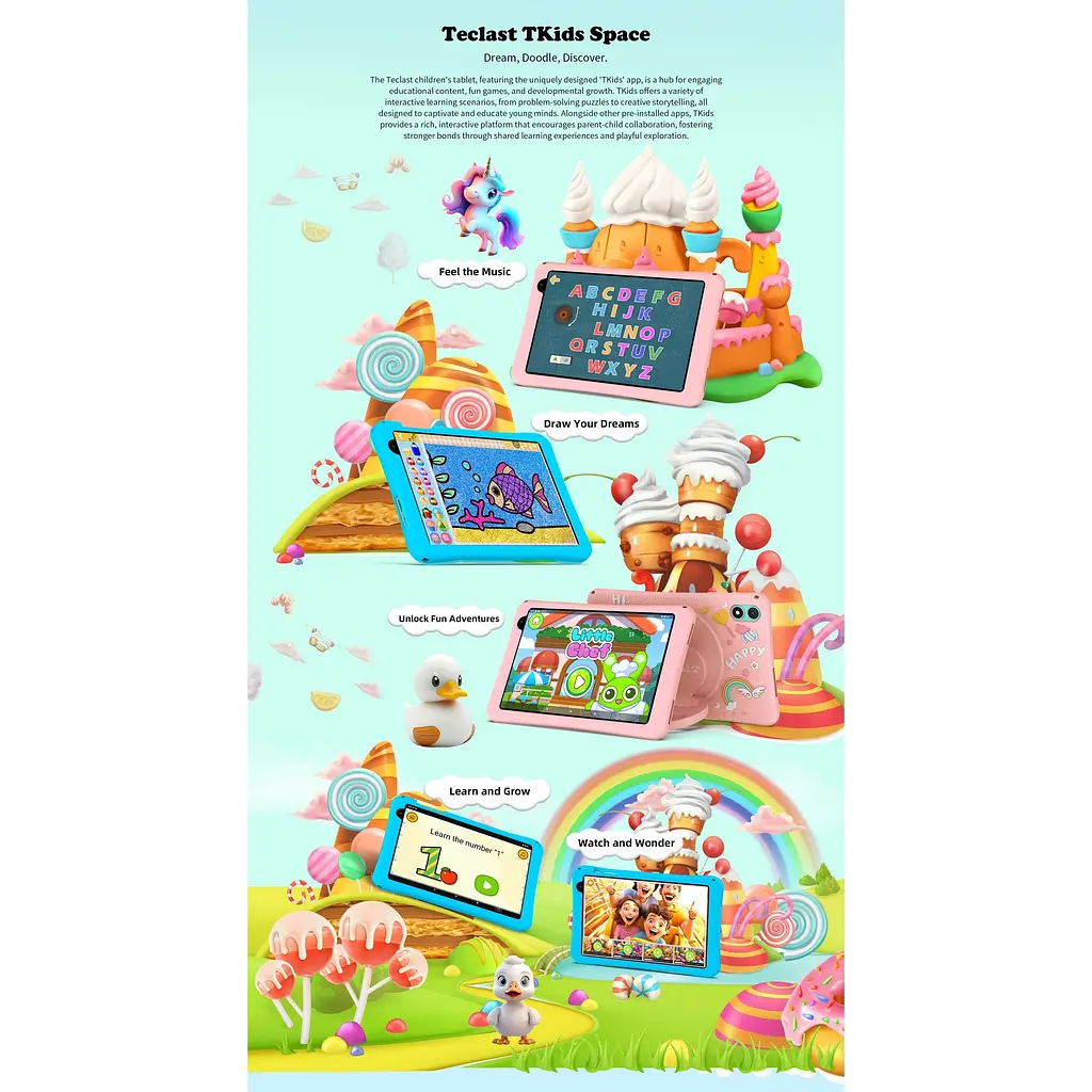 Планшет Teclast P85T 4/64Gb Kids Blue Global - фото 15