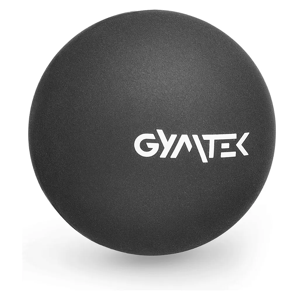 Масажний м'яч Gymtek 63 мм силіконовий чорний - фото 2