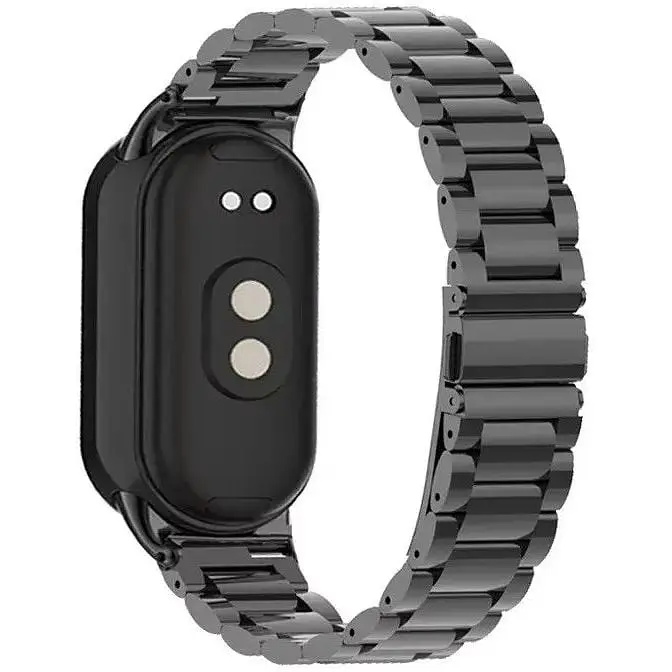 Фитнес-браслет Xiaomi Smart Band 9 Mystic Rose + металлический ремешок Type C Black - фото 8