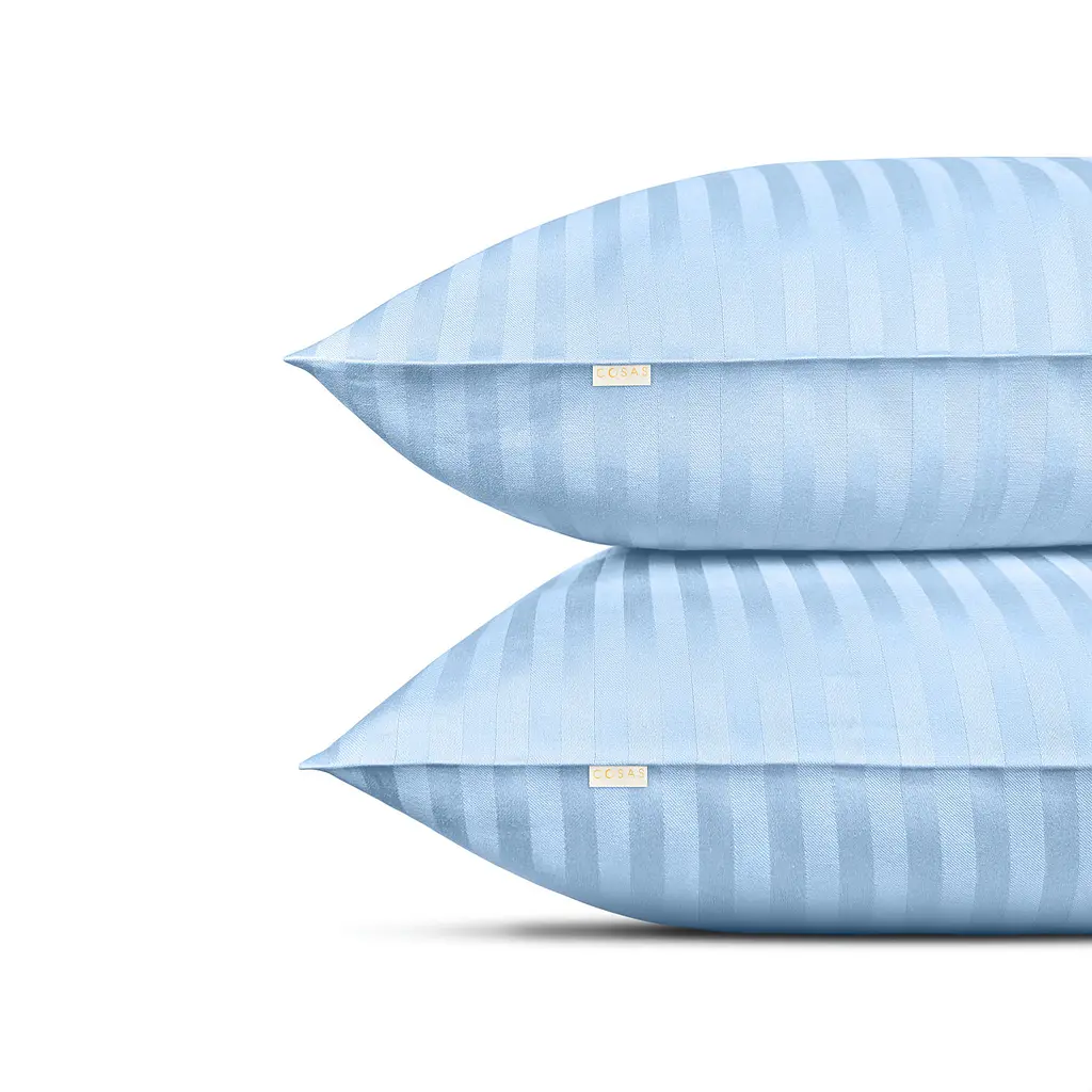 Комплект постільної білизни Cosas євро сатин з простирадлом на резинці MAYA CS1 200 x 220 см (StrSatin_25Maya_El180-Maya_200) - фото 5