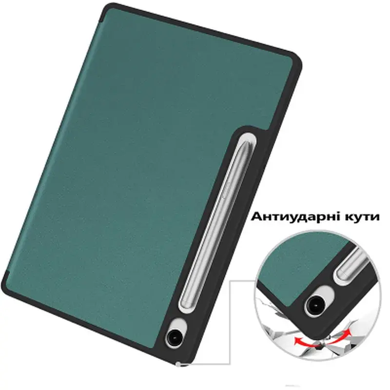 Чохол до планшета BeCover Flexible TPU Mate Samsung Galaxy Tab S10 Lite SM-X400/406 10.9" Dark Green (713827) - фото 3
