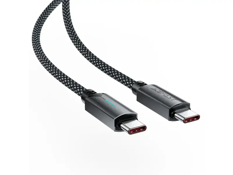 Кабель Acefast C19-03 USB Type-C to USB Type-C 60W 1.2m Black (6974316284475) - фото 3