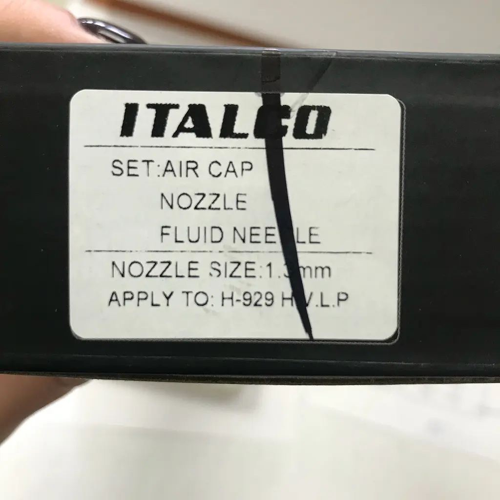 Комплект форсунки змінний для фарбопультів H-929. діаметр 1.3 мм NS-LM Italco hoz0006809 - фото 3