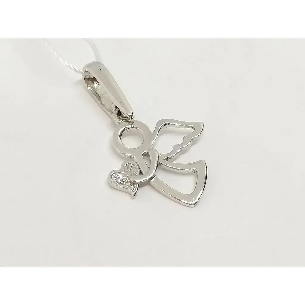 Золота підвіска Імперія золота Янгол з фіанітом. ПВ704Би - фото 2