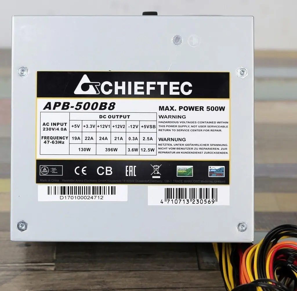 Блок живлення Chieftec I-Arena 500W (APB-500B8) - фото 5