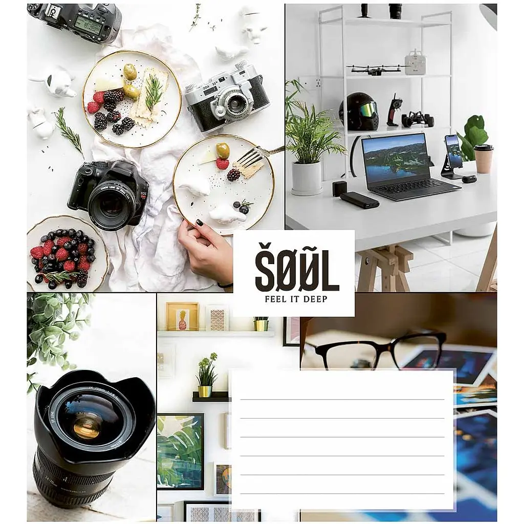 Набор тетрадей Школярик Feel your soul, в линию, 24 листа, 25 шт. (024-3235L) - фото 4