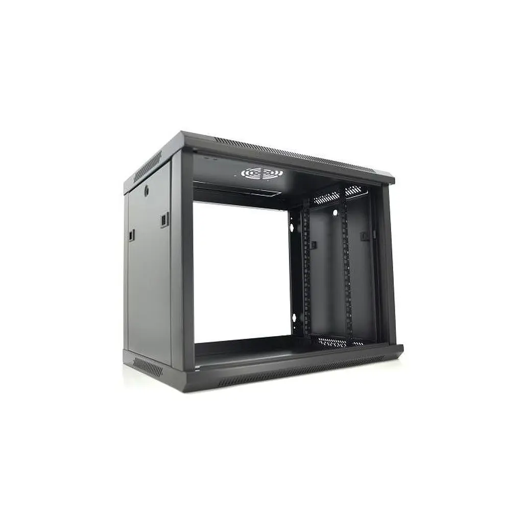 Шафа настінна Merlion 9U 19" 600*450*500 (Ш*Г*В)мм, black (Ml3-6409 / 23527) - фото 2
