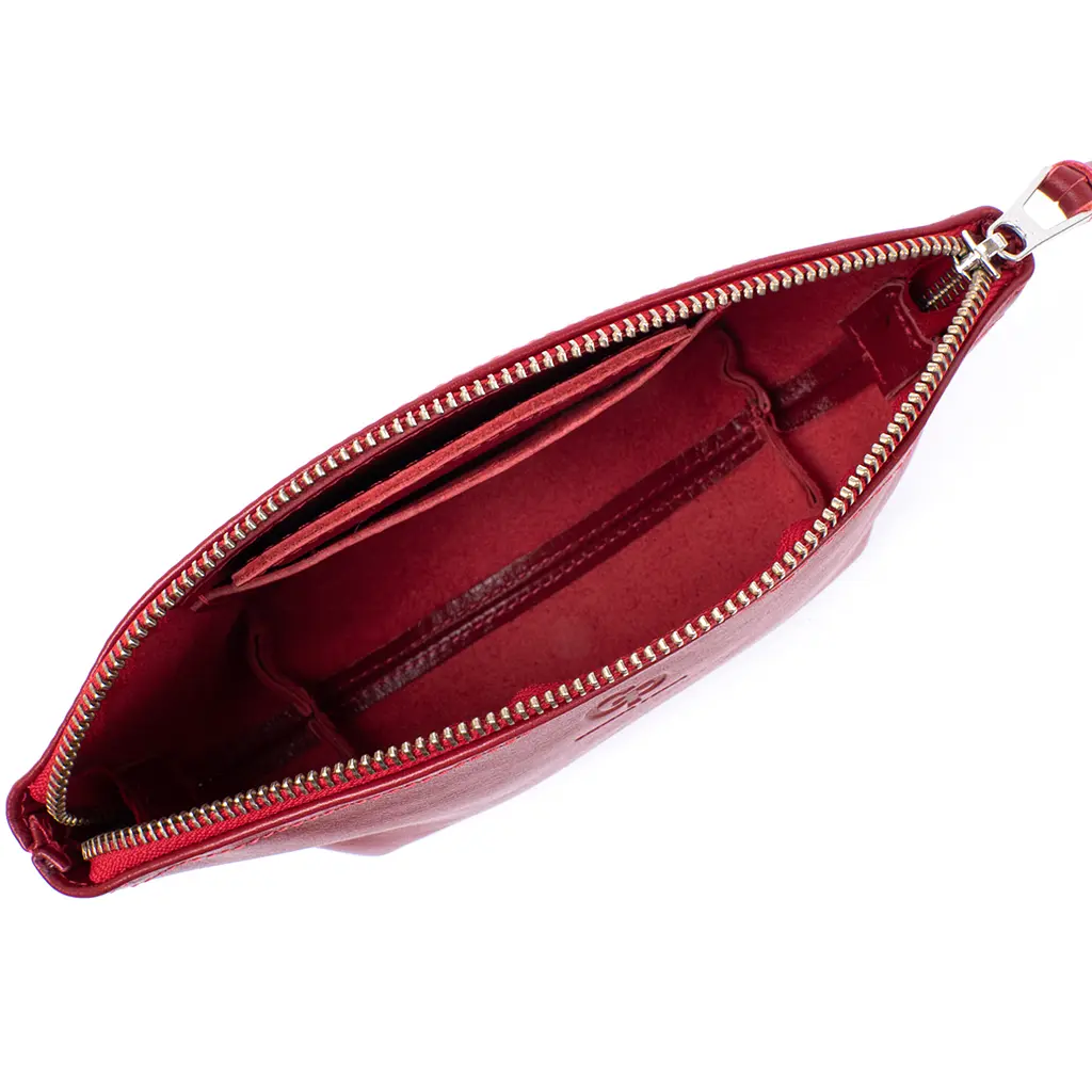 Жіноча шкіряна косметичка GRANDE PELLE 23х10.5х7.5 см acs0015903 - фото 3