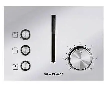Тостер Silver Crest STS 850 B1 - бежевий. 2 відсіки для тостів. 7 ступенів пропікання - фото 4