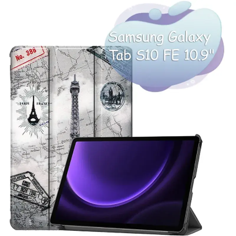 Чохол до планшета BeCover Smart Case Samsung Galaxy Tab S10 FE (SM-X520/SM-X526) 10.9" Paris (713288)