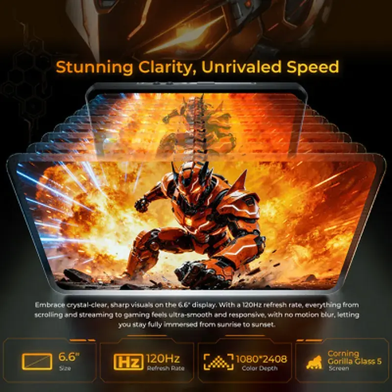 Мобільний телефон OUKITEL WP66 12/512GB Orange (6941749856845) - фото 4