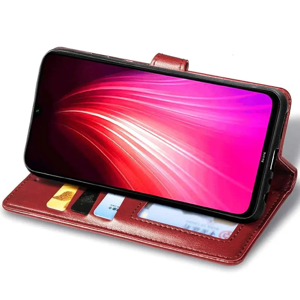 Шкіряний чохол-книжка GETMAN Gallant (PU) для TECNO Camon 18 / 18P Червоний - фото 2