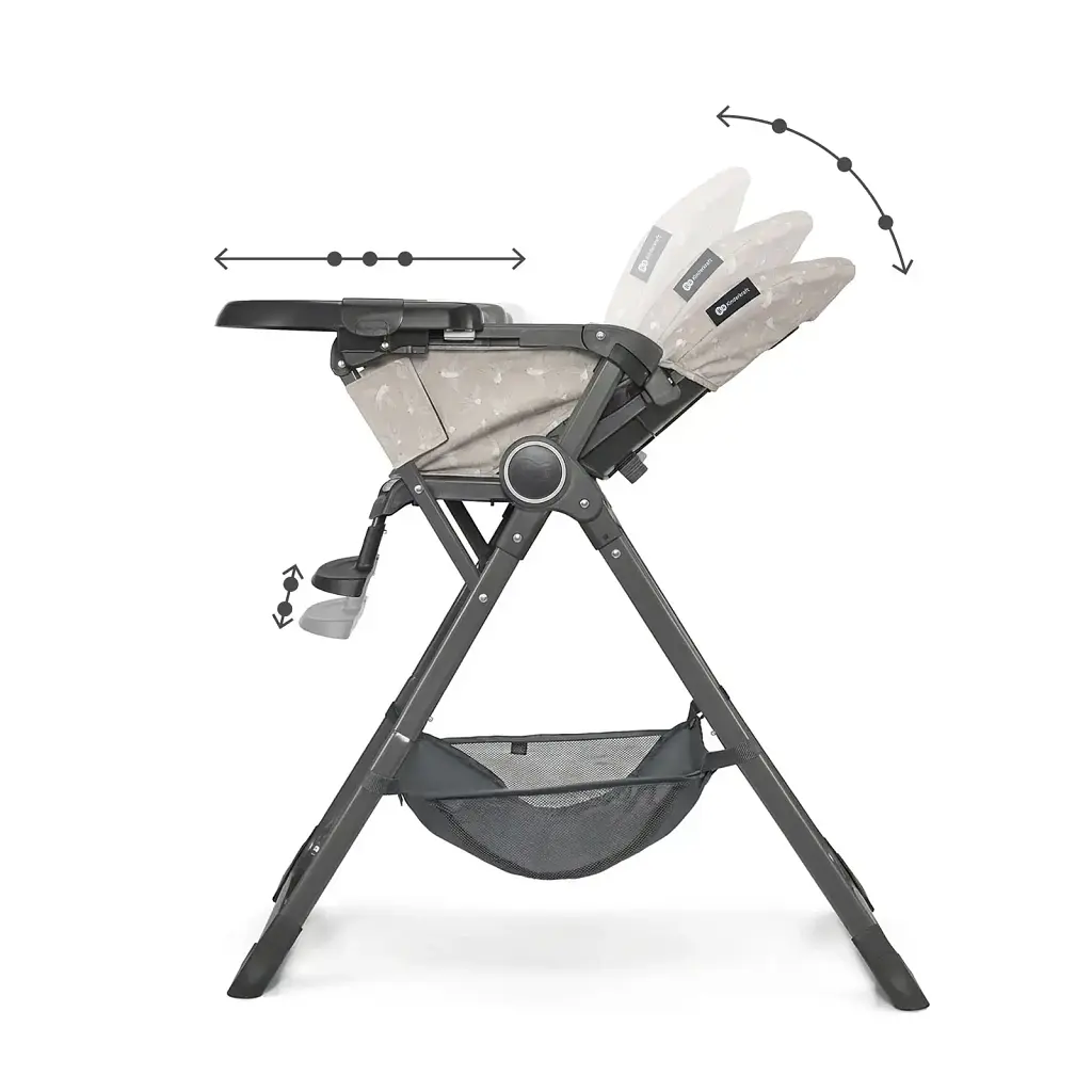 Стільчик для годування Kinderkraft Foldee Birdy Beige (KHFOLD00BEG000N) - фото 3