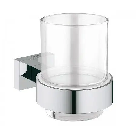 Стакан для ванної Grohe Essentials Cube 40755001, Хром