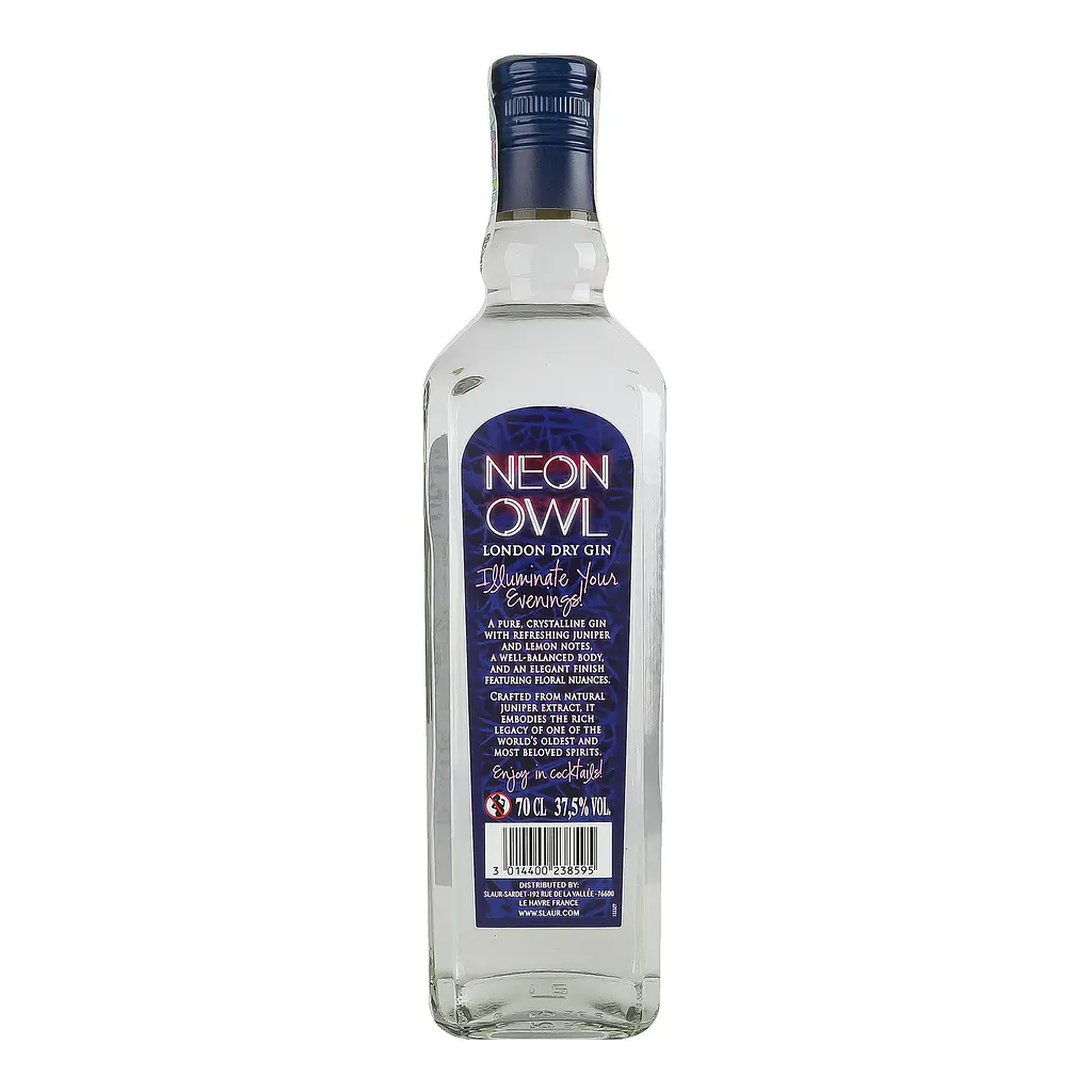 Джин Neon Owl London Dry 37.5% 0.7 л - фото 3